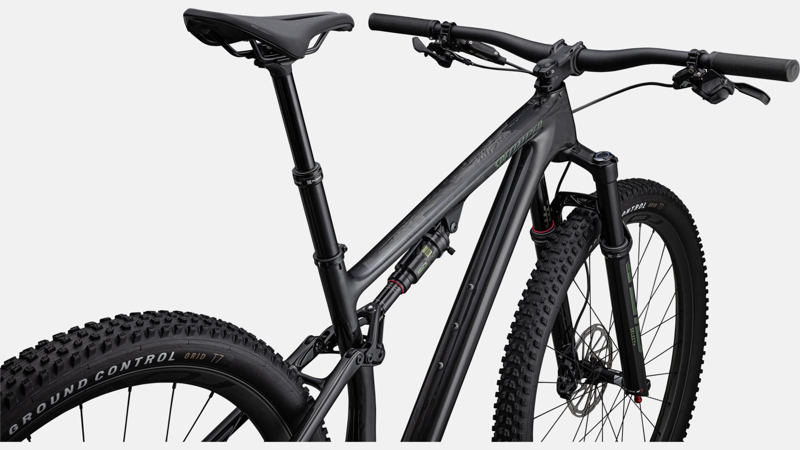 Specialized Epic Evo Expert Mountain Bike 2024 Gloss Carbon/Gold Ghost Pearl/Pearl-3